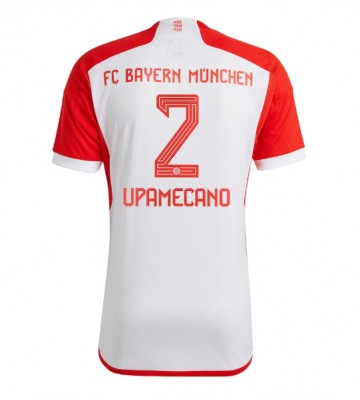 Bayern Munich Dayot Upamecano #2 Koszulka Podstawowych 2023-24 Krótki Rękaw